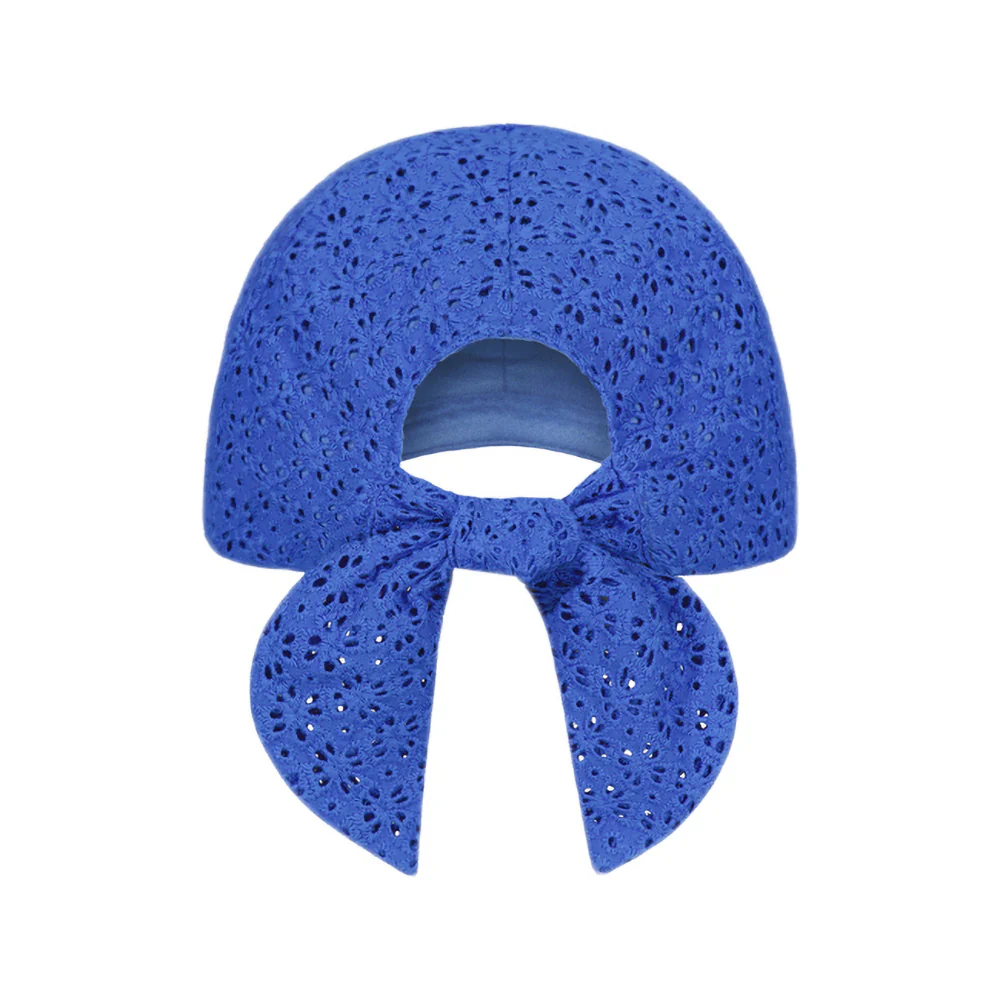 Barts Kinder Wuppy Sonnen-Cap Broderie Anglaise aus Baumwolle - Königsblau - Image 2
