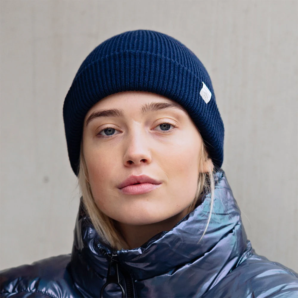 Barts Kinyeti Fisherman Beanie Mütze - Dunkelblau - Image 3