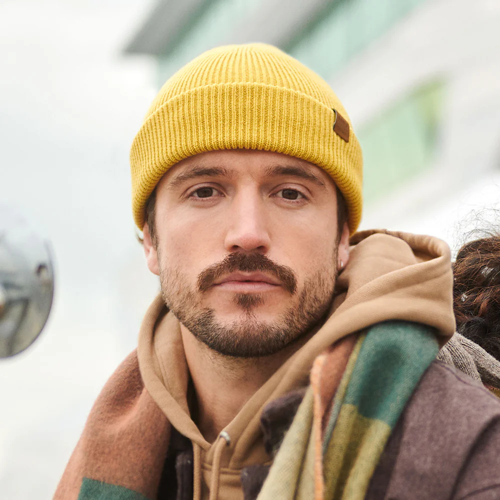 Barts Kinyeti Fisherman Beanie Mütze - Gelb - Image 3