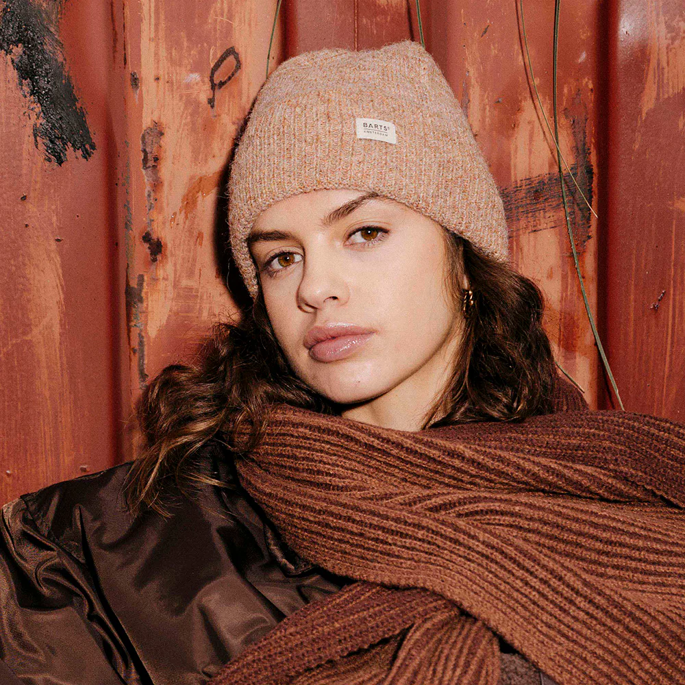 Barts Laksa Cuffed Beanie Mütze - Hellbraun - Image 3