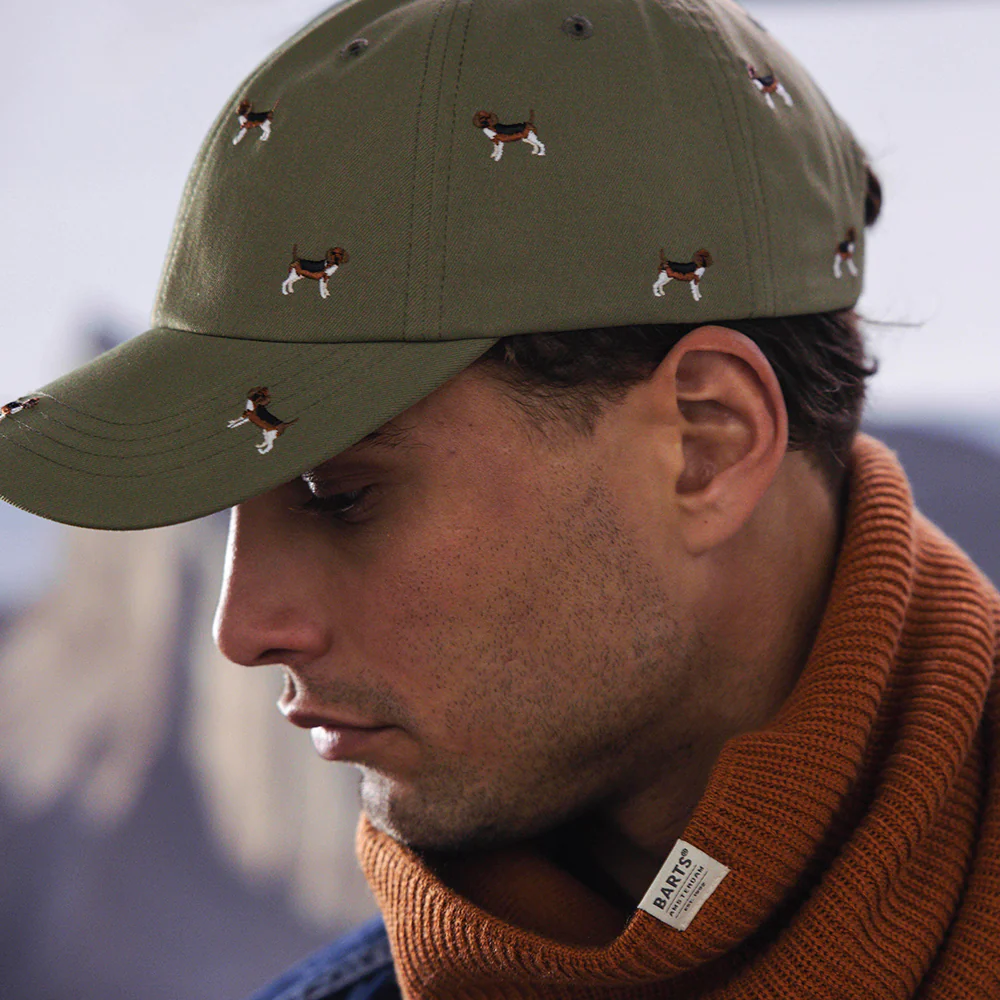 Barts Maderra Baseball Cap Beagles - Olivgrün - Image 4