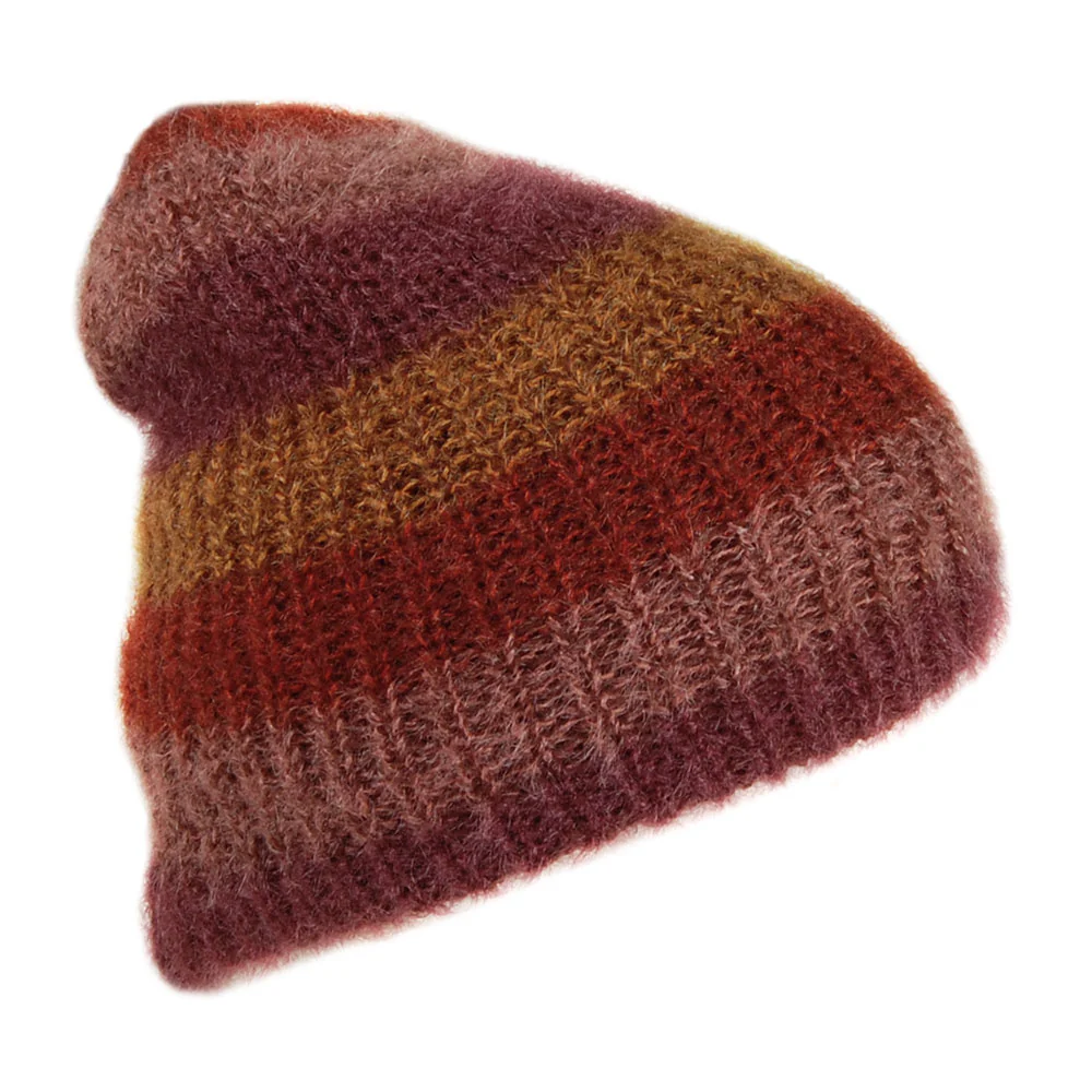 Barts Malve Beanie Mütze gestreift - Kastanienbraun Multi - Image 2