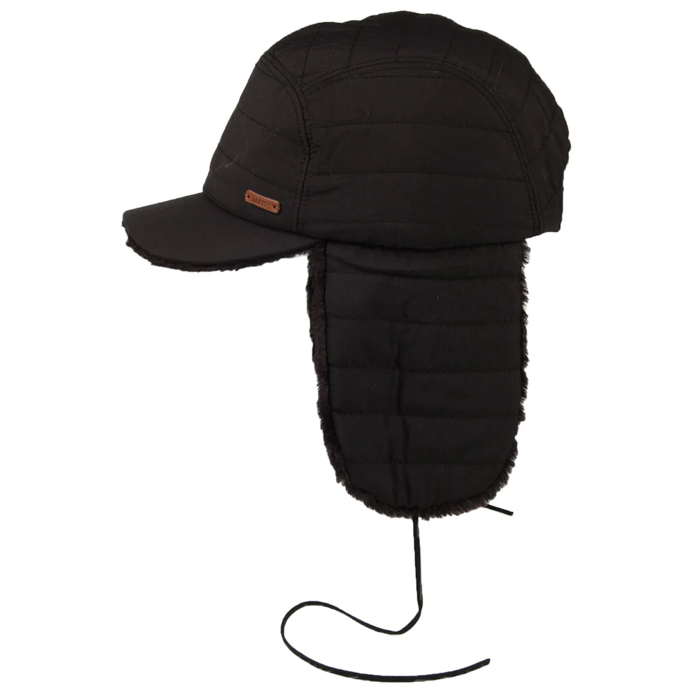 Barts Meddison Kunstfell Ohrenklappen Baseball Cap - Schwarz - Image 2