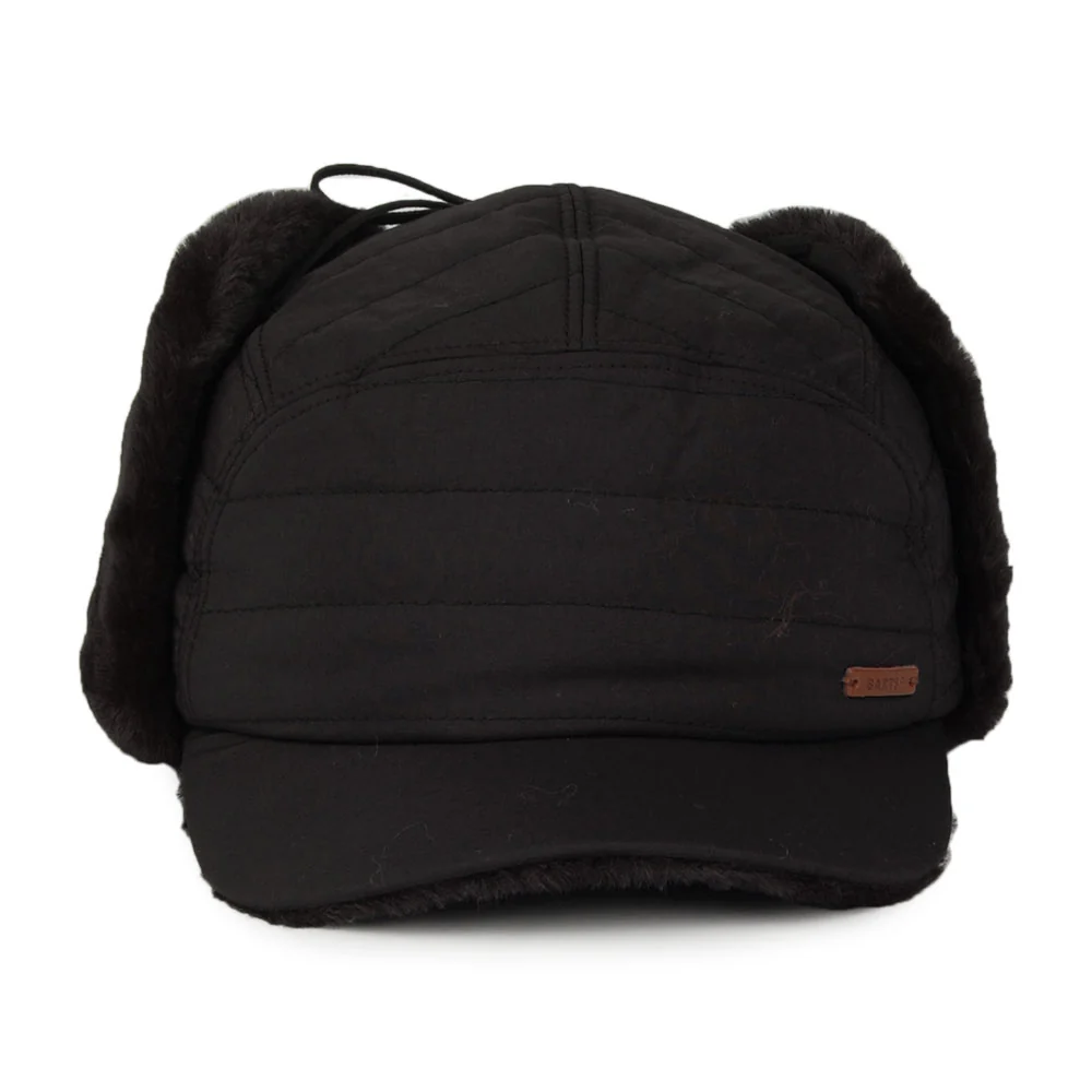 Barts Meddison Kunstfell Ohrenklappen Baseball Cap - Schwarz - Image 3