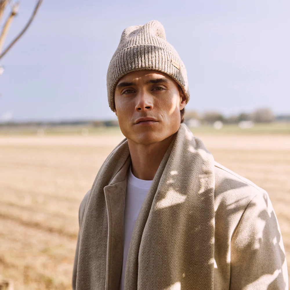 Barts Olafs Recycled Beanie Mütze - Beige - Image 2