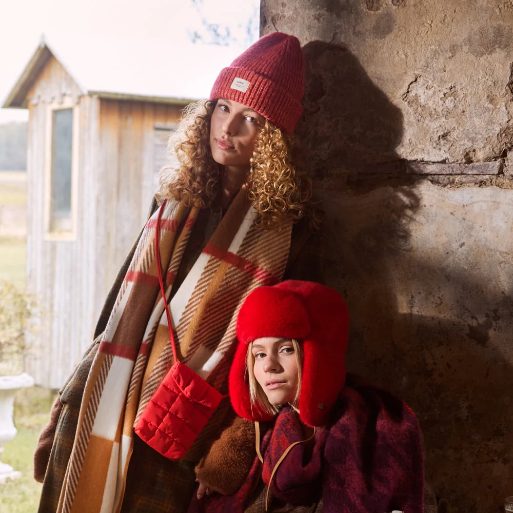 Barts Owlet Recycled Beanie Mütze - Rot - Image 3