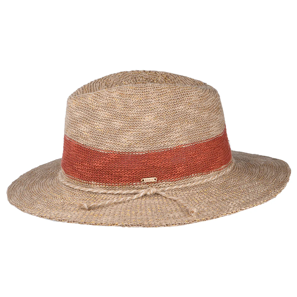 Barts Ponui Fedora Hut - Hellbraun-Fuchsrot - Image 3