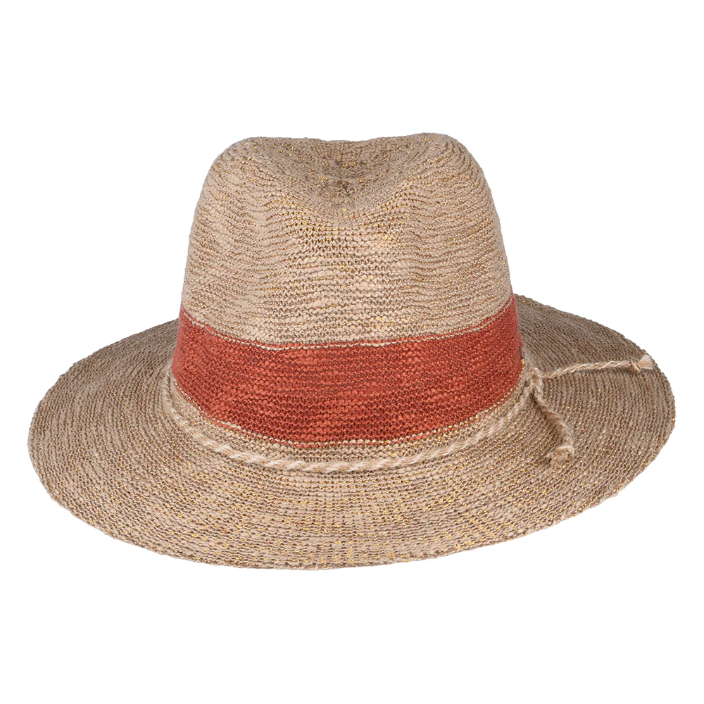 Barts Ponui Fedora Hut - Hellbraun-Fuchsrot - Image 4