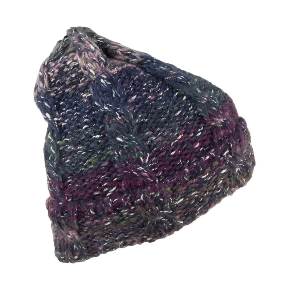 Barts Rania Beanie Mütze grob gestrickt - Marineblau-Mix - Image 2