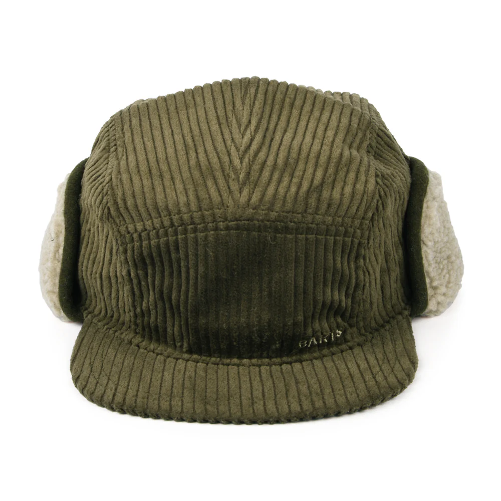 Barts Rayner Kord 5 Paneelen Cap mit Ohrenklappen - Militärgrün - Image 2