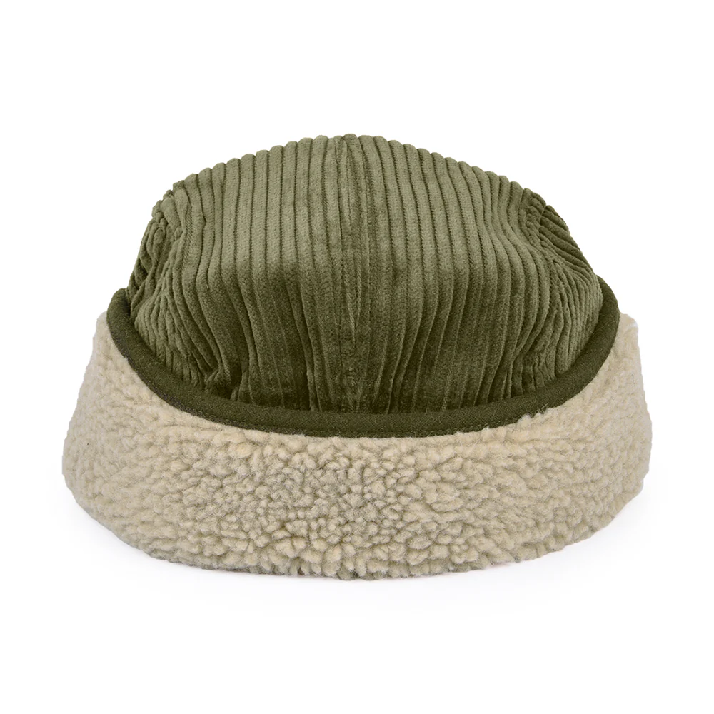 Barts Rayner Kord 5 Paneelen Cap mit Ohrenklappen - Militärgrün - Image 3