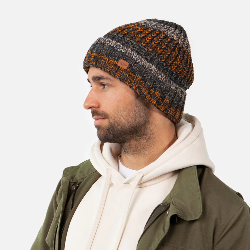 Barts Recycled mit Umschlag Beanie Mütze - Ocker-Multi - Image 4