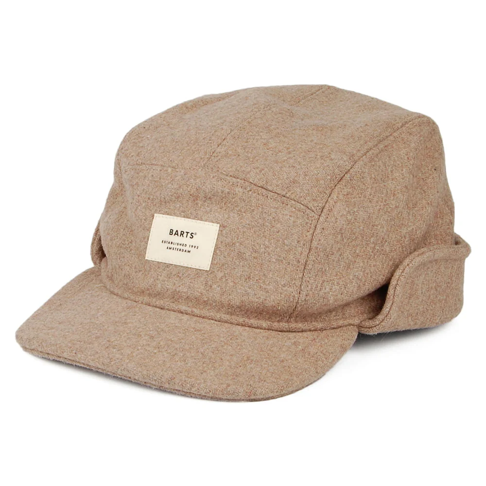 Barts Samuen mit Ohrenklappen 5 Paneelen Cap - Sand