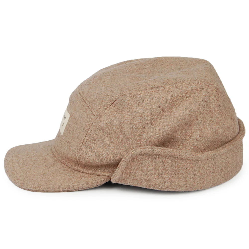 Barts Samuen mit Ohrenklappen 5 Paneelen Cap - Sand - Image 4