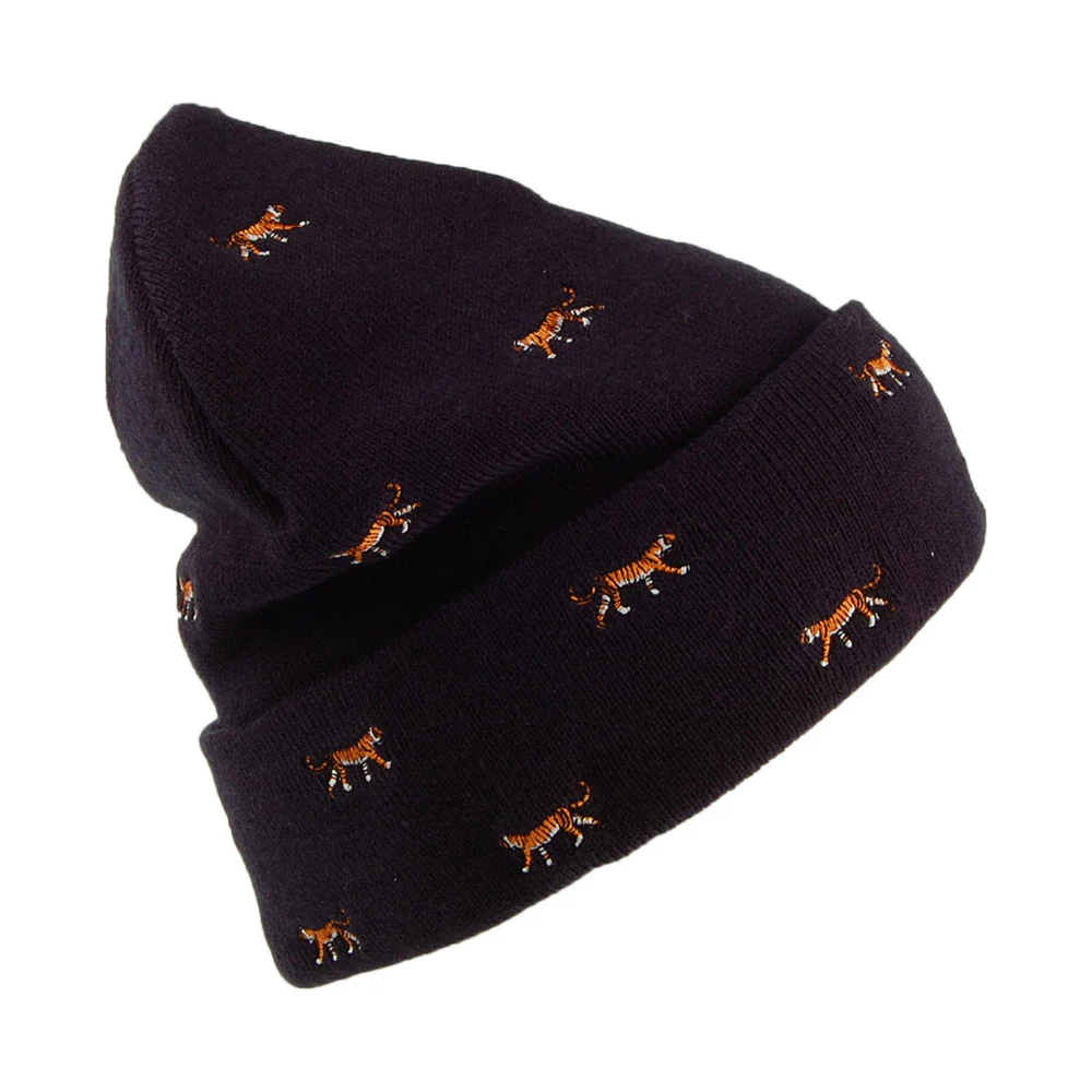 Barts Vinson Tiger mit Umschlag Beanie Mütze - Marineblau - Image 2