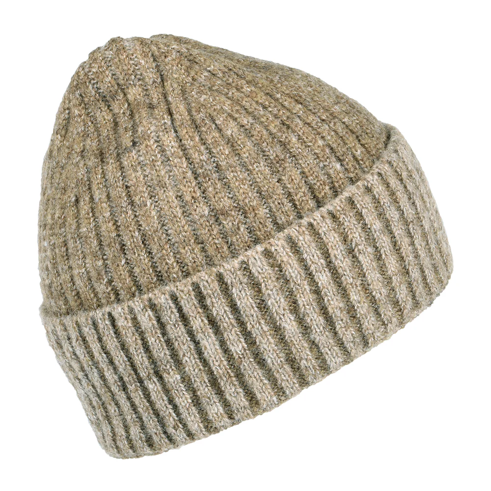 Barts Wyo Gerippte Beanie Mütze - Hellbraun - Image 2