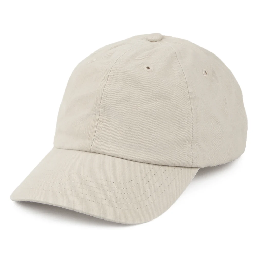 Village Hats Baseball Cap aus gewaschener Baumwolle - Beige