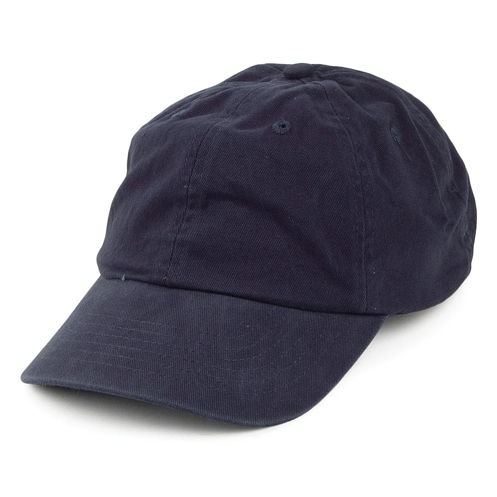 Baseball Cap aus Verwaschener Baumwolle - Marineblau