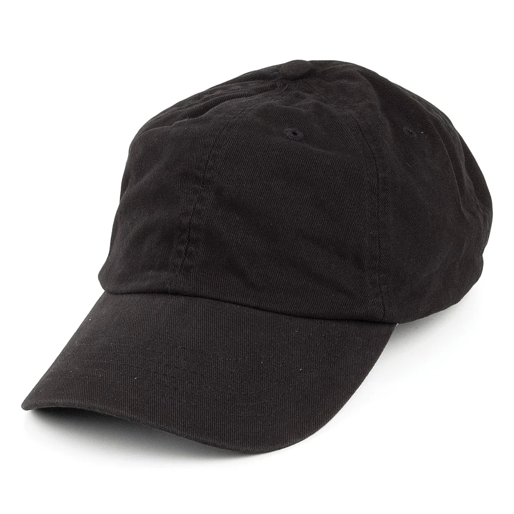 Baseball Cap aus Verwaschener Baumwolle - Schwarz