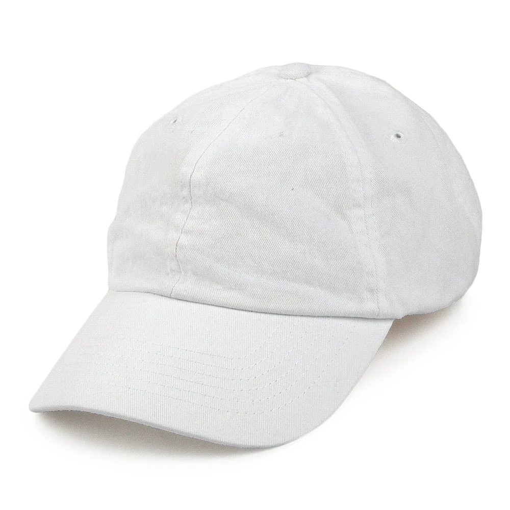 Baseball Cap aus Verwaschener Baumwolle - Weiß