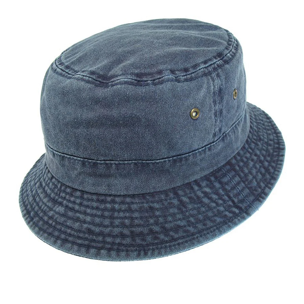 Basic Crushable Fischerhut Marineblau Großhandel