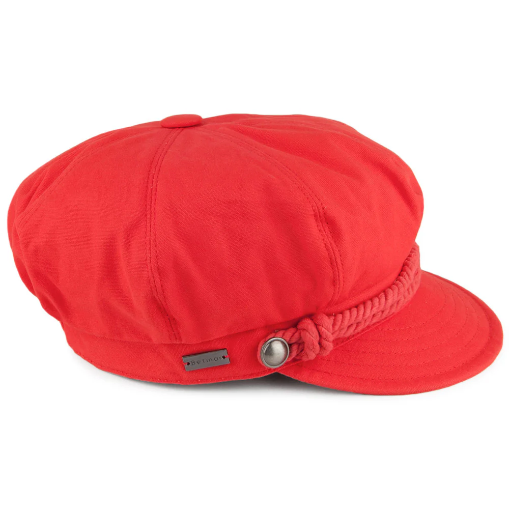 Betmar Baker Boy Schiffermütze - Rot - Image 2