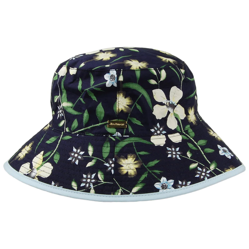 Betmar Florence Wendbarer Sonnenhut - Marineblau-Multi
