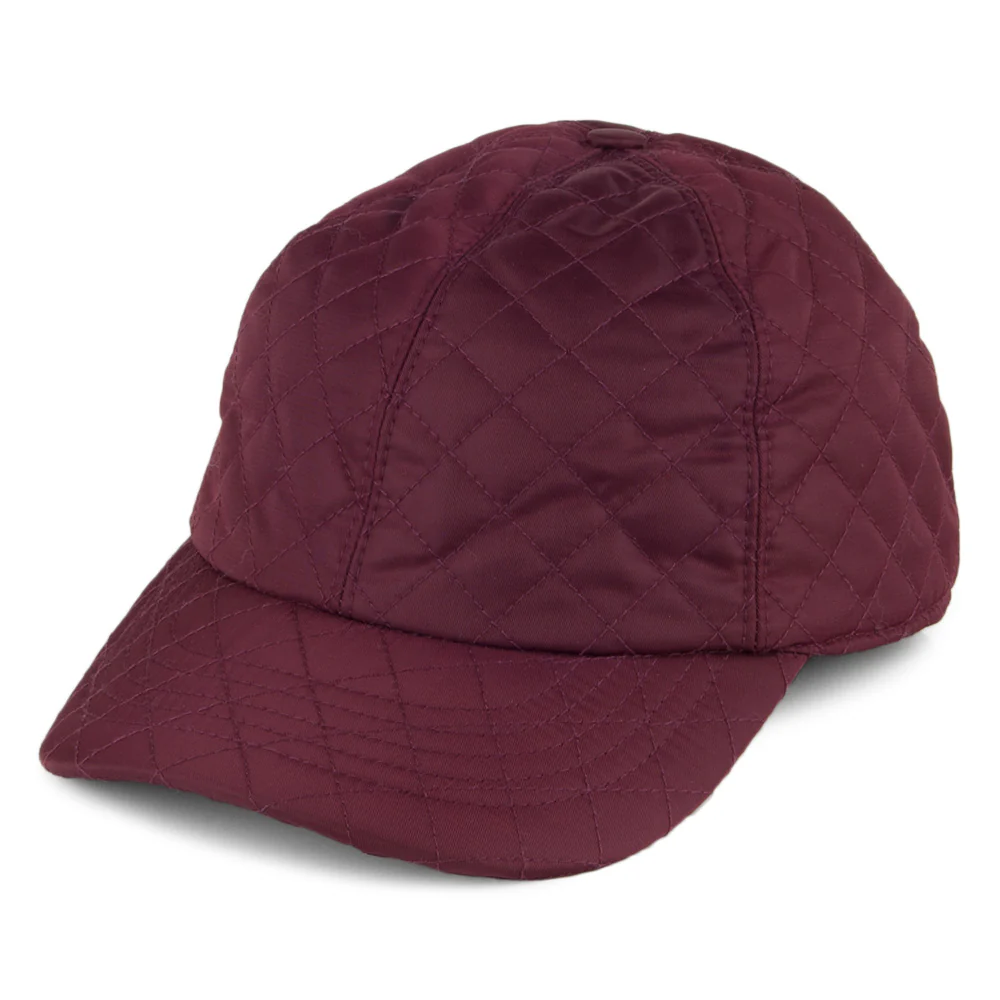 Betmar Classic Gesteppte Regen Baseball Cap - Pflaume