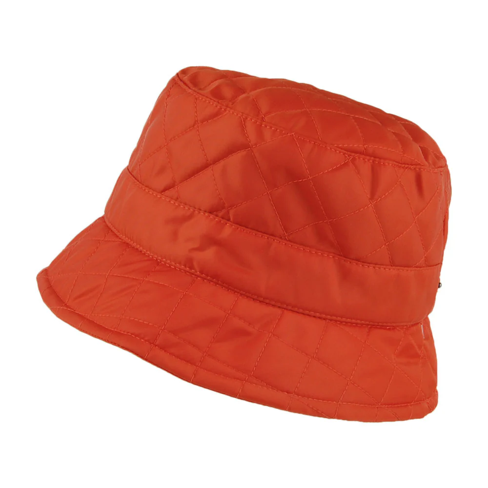 Betmar Gesteppter Regen Fischerhut - Verbranntes Orange - Image 2