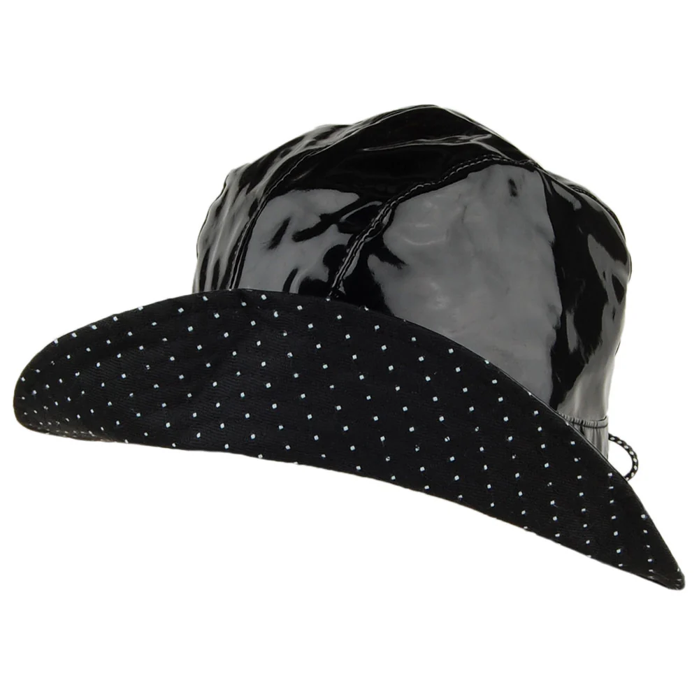 Betmar Rachel Classic Fischerhut aus Vinyl - Schwarz - Image 2