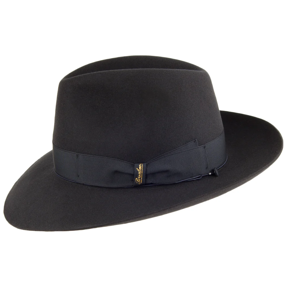 Borsalino Avalon Fedora Hut aus Haarfilz - Anthrazit - Image 2