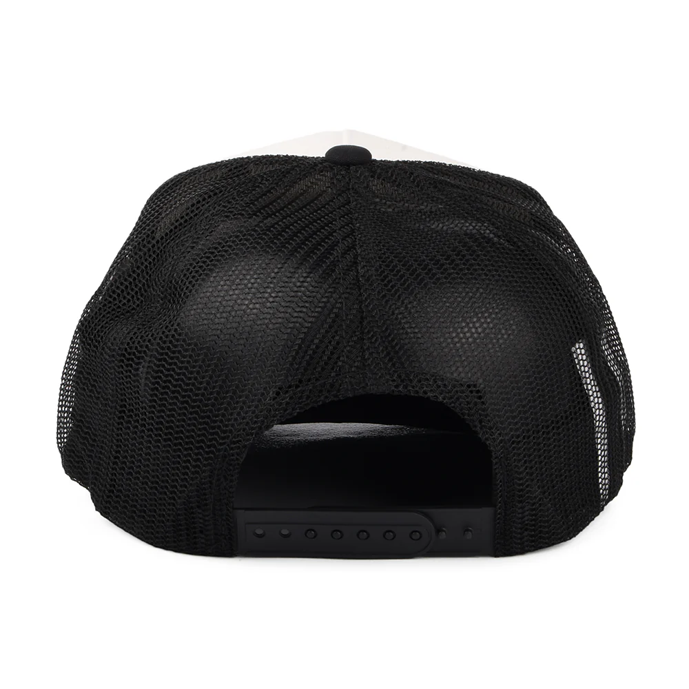 Brixton Alpha Block NetPlus MP Trucker Cap - Cremeweiß-Schwarz - Image 3