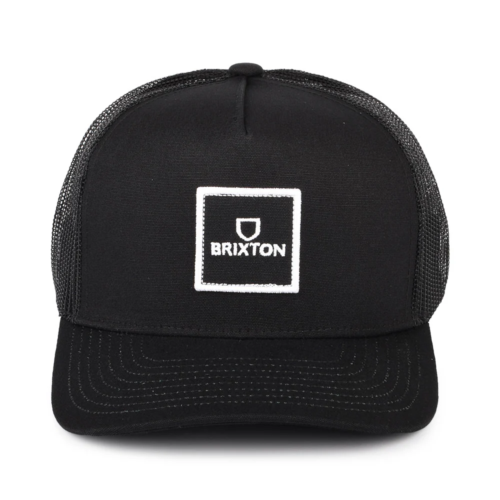 Brixton Alpha Block NetPlus MP Trucker Cap - Schwarz - Image 2