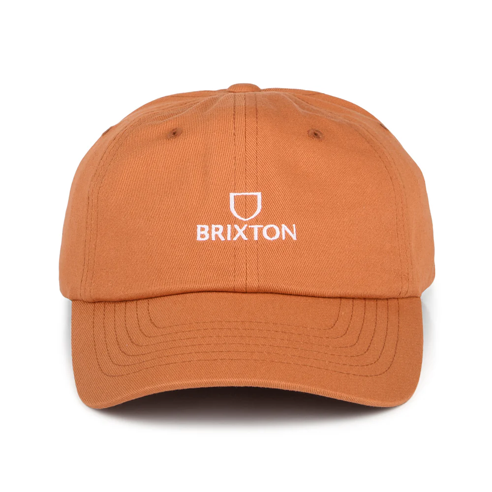 Brixton Alpha LP Baseball Cap aus Baumwolle - Verwaschenes Orange - Image 2