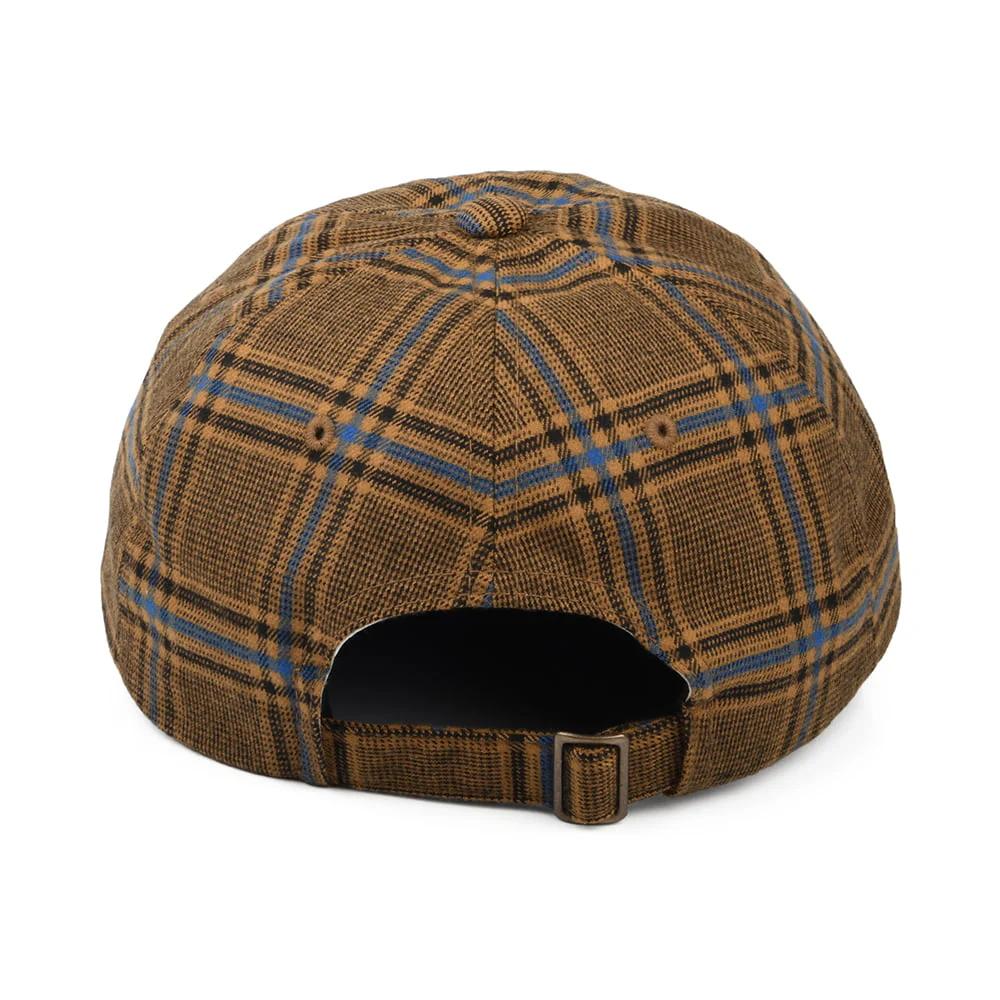 Brixton Alpha LP Baseball Cap mit Schottenkaro - Rostfarben-Multi - Image 3