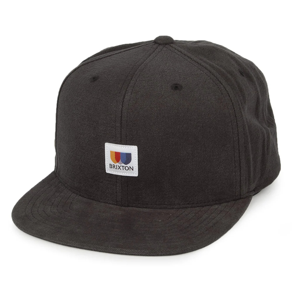 Brixton Alton MP Snapback Cap - Verwaschenes Schwarz