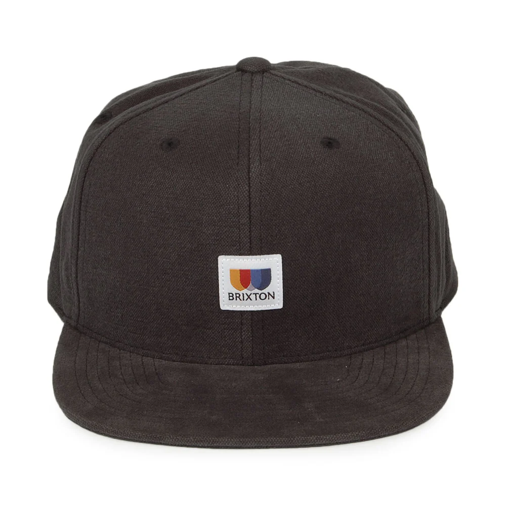 Brixton Alton MP Snapback Cap - Verwaschenes Schwarz - Image 2