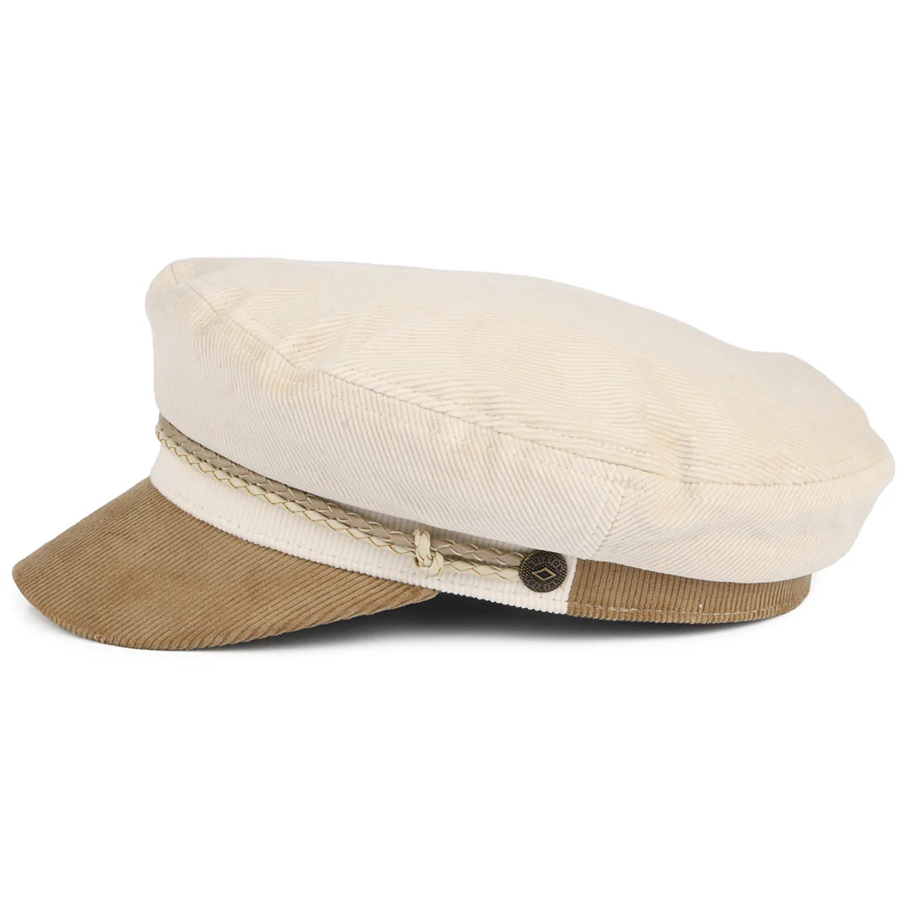 Brixton Ashland Kord Schiffermütze aus Baumwolle - Beige-Hellbraun - Image 3