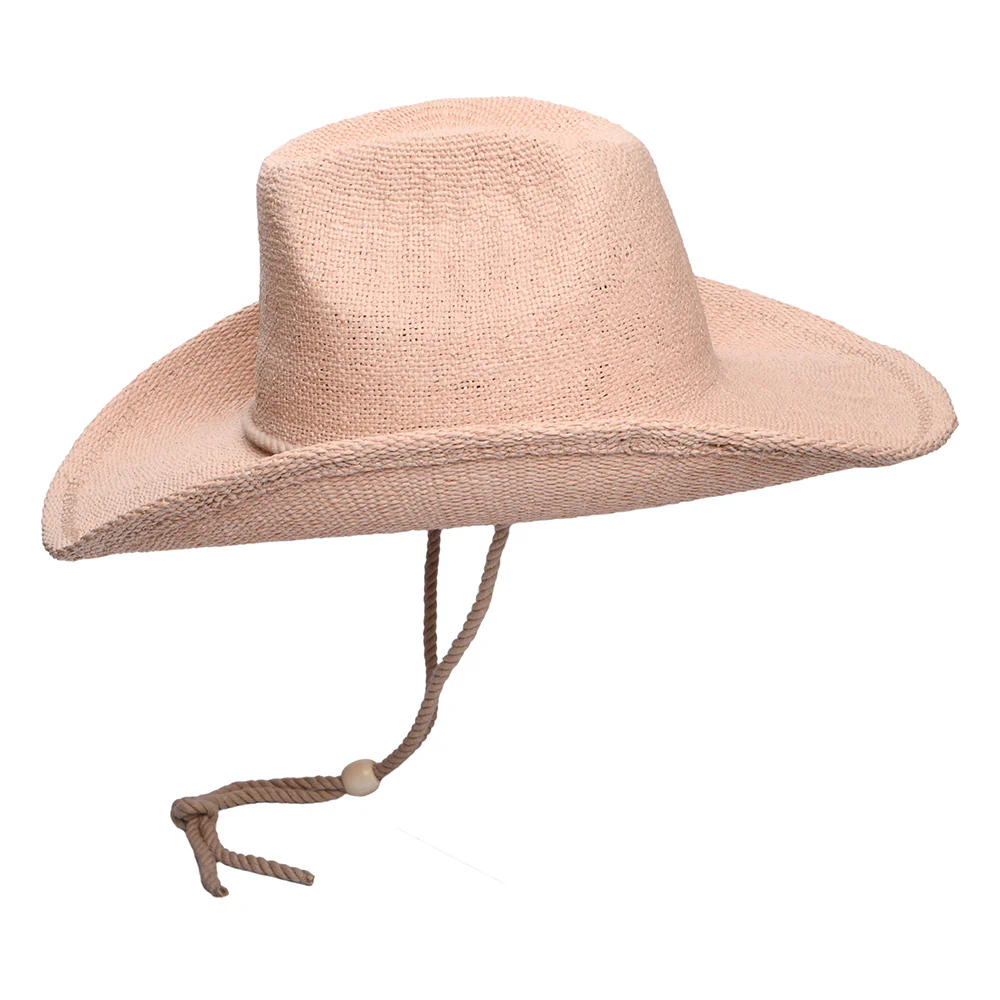 Brixton Austin Cowboy Hut aus Stroh - Rosé - Image 2