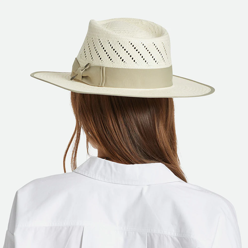 Brixton Bandera Reserve Fedora Hut aus Stroh - Natur - Image 5