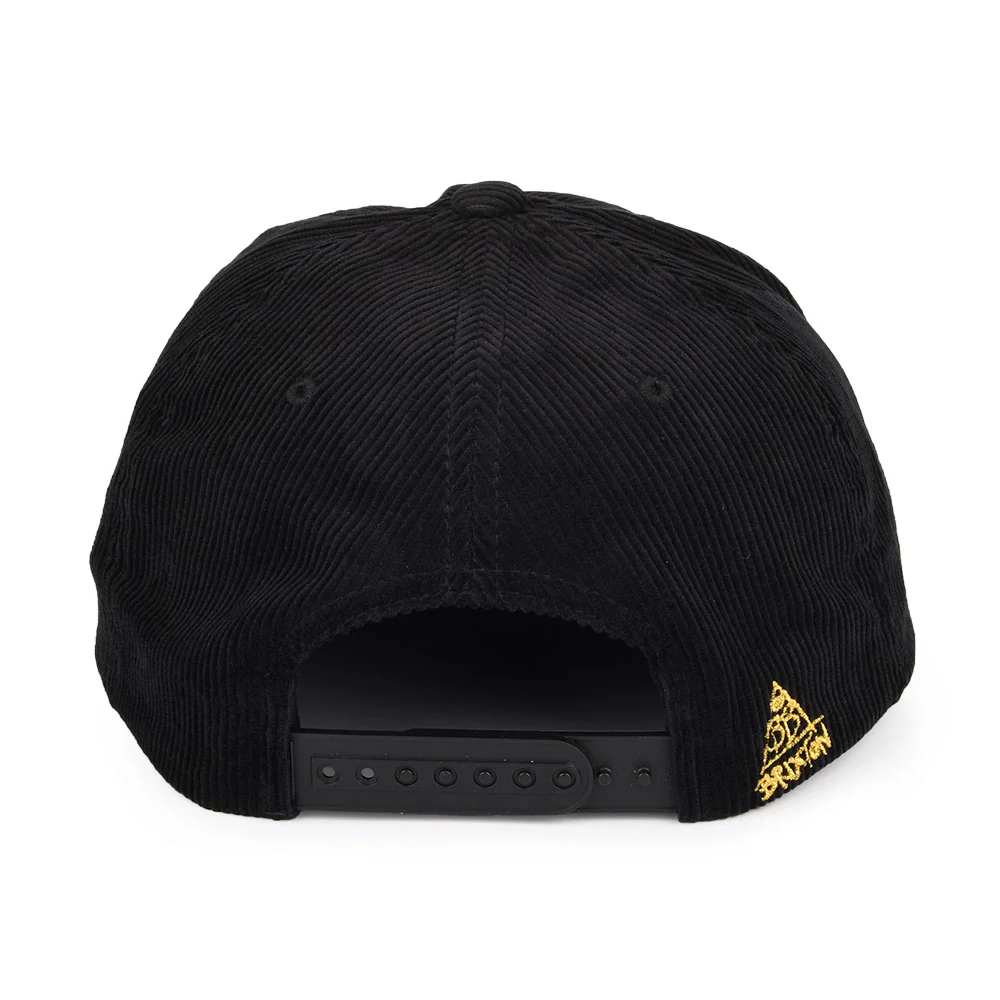 Brixton BB Mode MP Kord Snapback Cap - Schwarz - Image 3