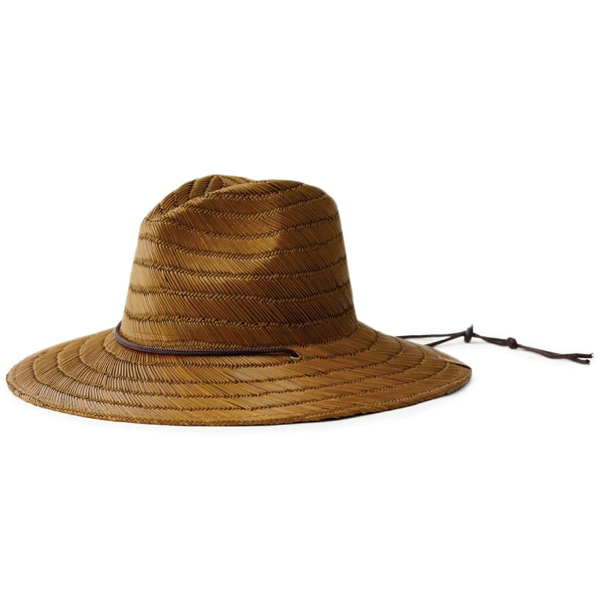 Brixton Bell Rettungsschwimmer Hut aus Stroh - Toffee