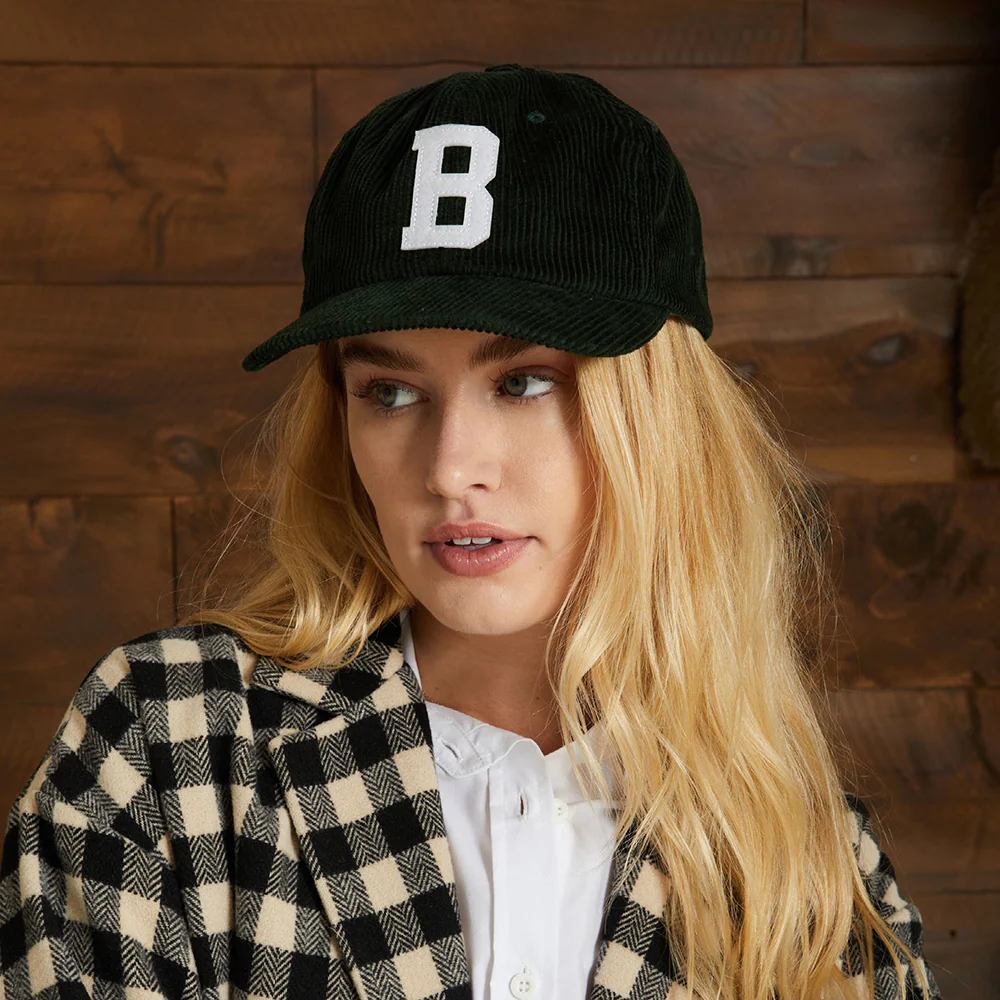 Brixton Big B MP Kord Baseball Cap - Grün - Image 4