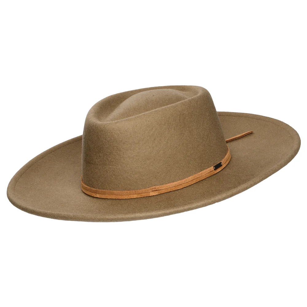 Brixton Brenton Convertabrim Rancher Fedora Hut aus Wollfilz - Hellbraun - Image 2