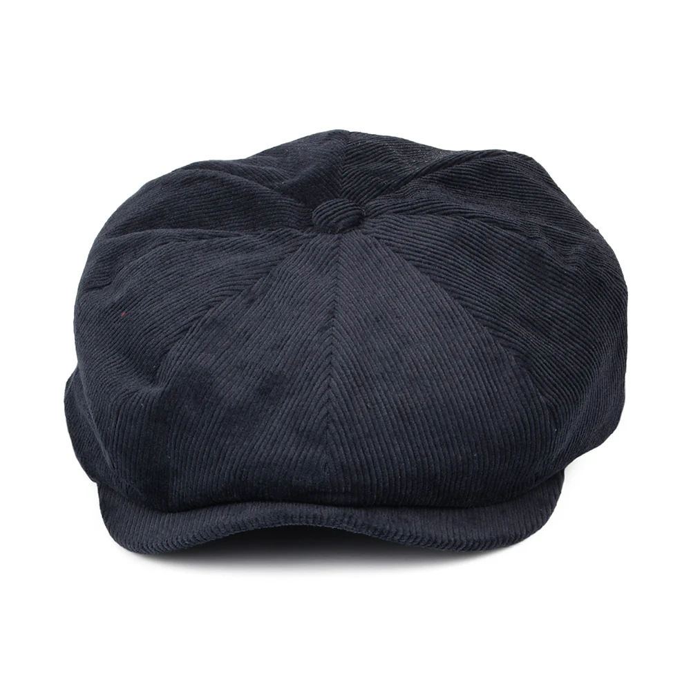 Brixton Brood II Baggy Kord Ballonmütze - Marineblau - Image 2