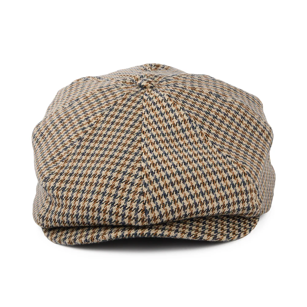 Brixton Brood II Ballonmütze Houndstooth - Sand-Hellblau - Image 2