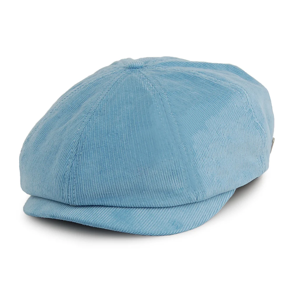 Brixton Brood Kord Ballonmütze - Himmelblau