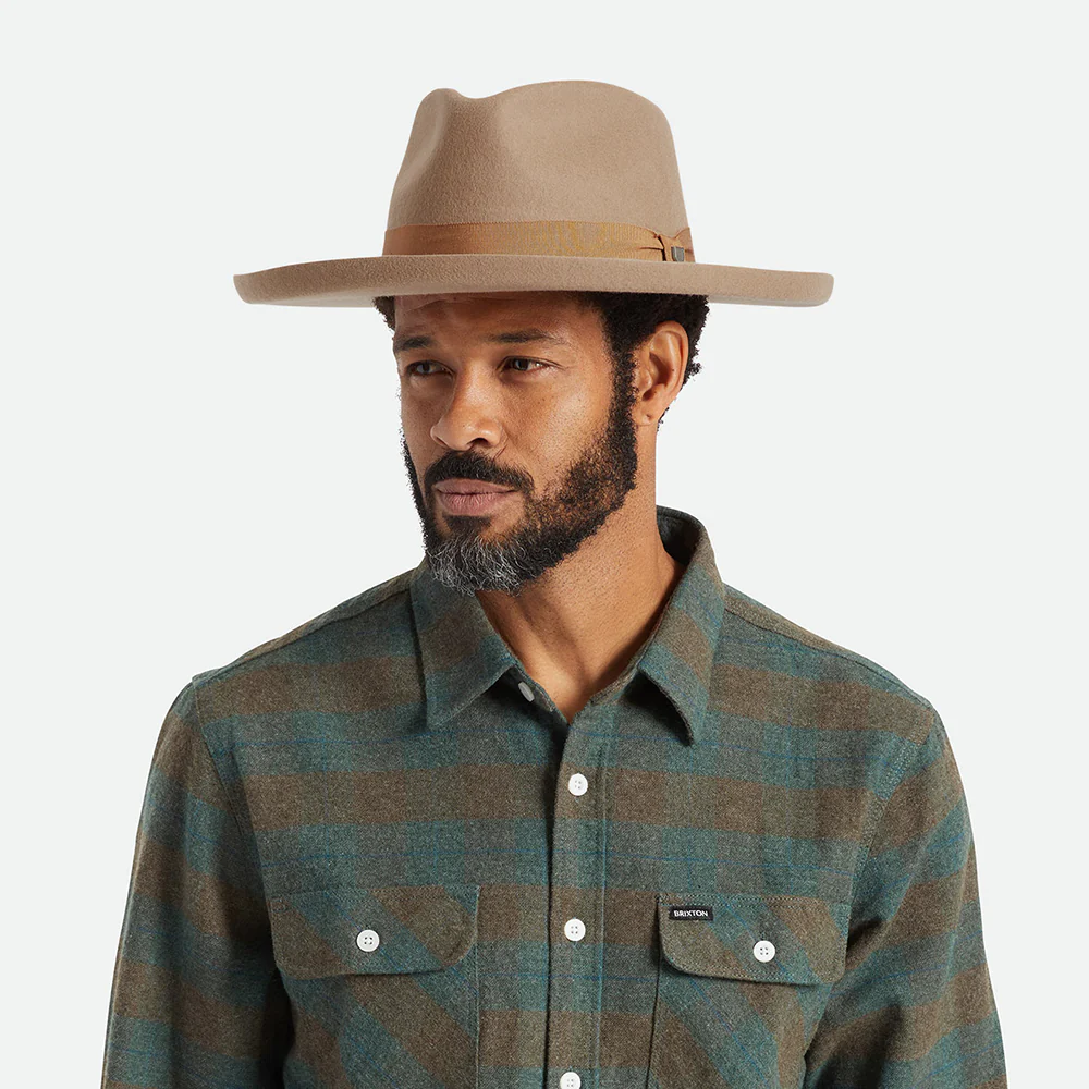Brixton Capsule Fedora Hut aus Wollfilz - Sand - Image 4