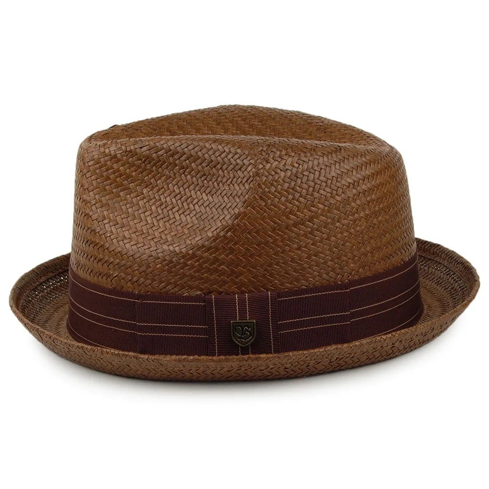 Brixton Castor Trilby Hut aus Stroh - Sepia-Braun - Image 2