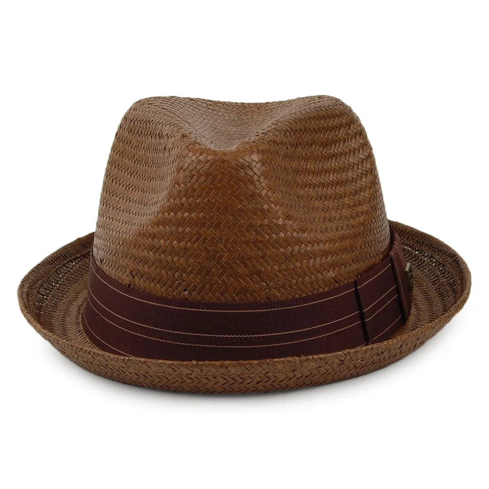 Brixton Castor Trilby Hut aus Stroh - Sepia-Braun - Image 3